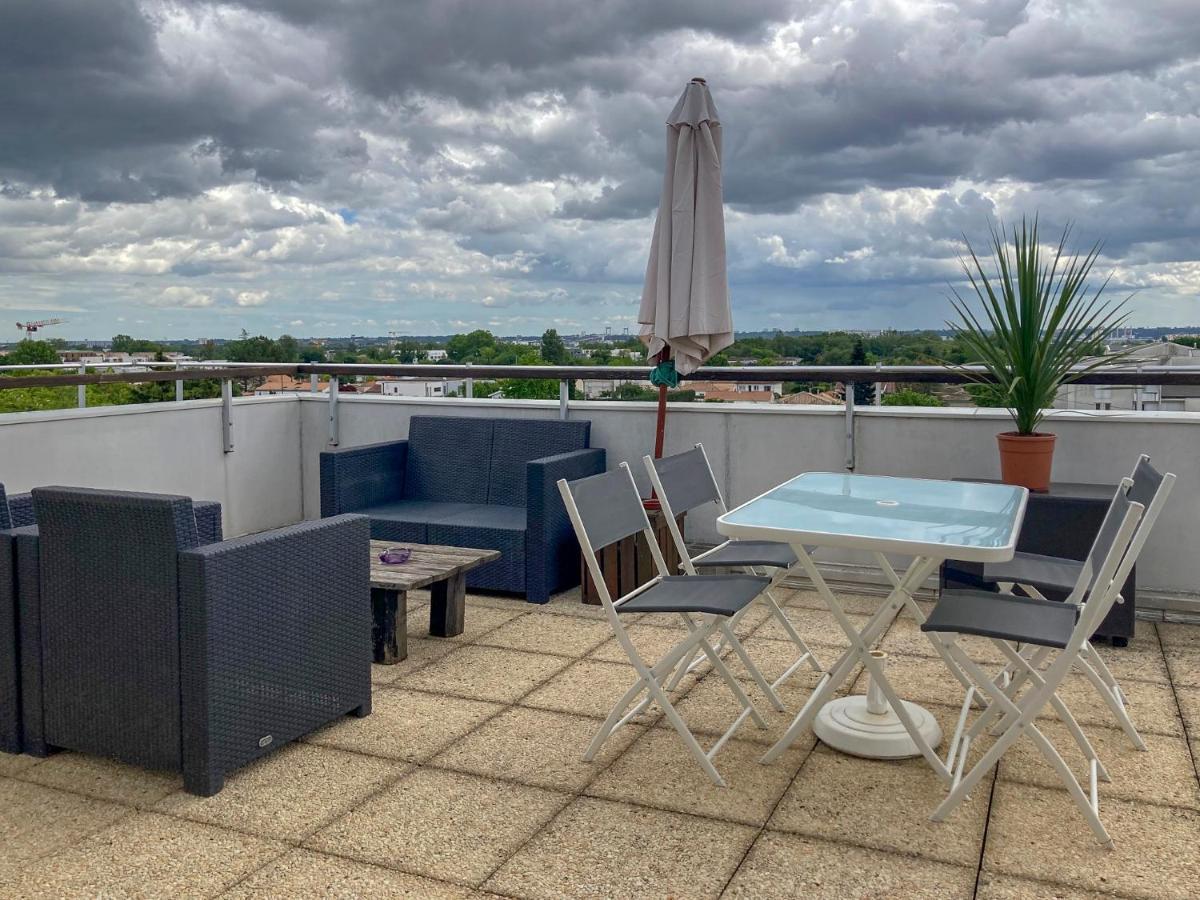 Proche Bordeaux Appartement 75 M2 Rooftop Bruges Kültér fotó