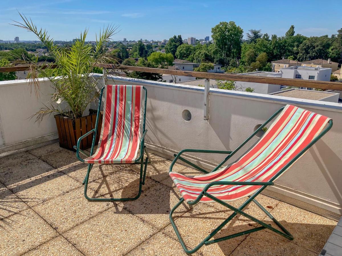 Proche Bordeaux Appartement 75 M2 Rooftop Bruges Kültér fotó